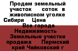 Продам земельный участок (40 соток) в живописном уголке Сибири. › Цена ­ 1 000 000 - Все города Недвижимость » Земельные участки продажа   . Пермский край,Чайковский г.